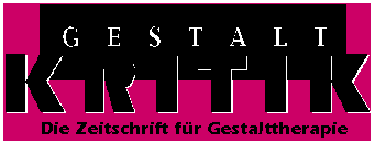 Logo: Gestaltkritik. Die Zeitschrift für Gestalttherapie